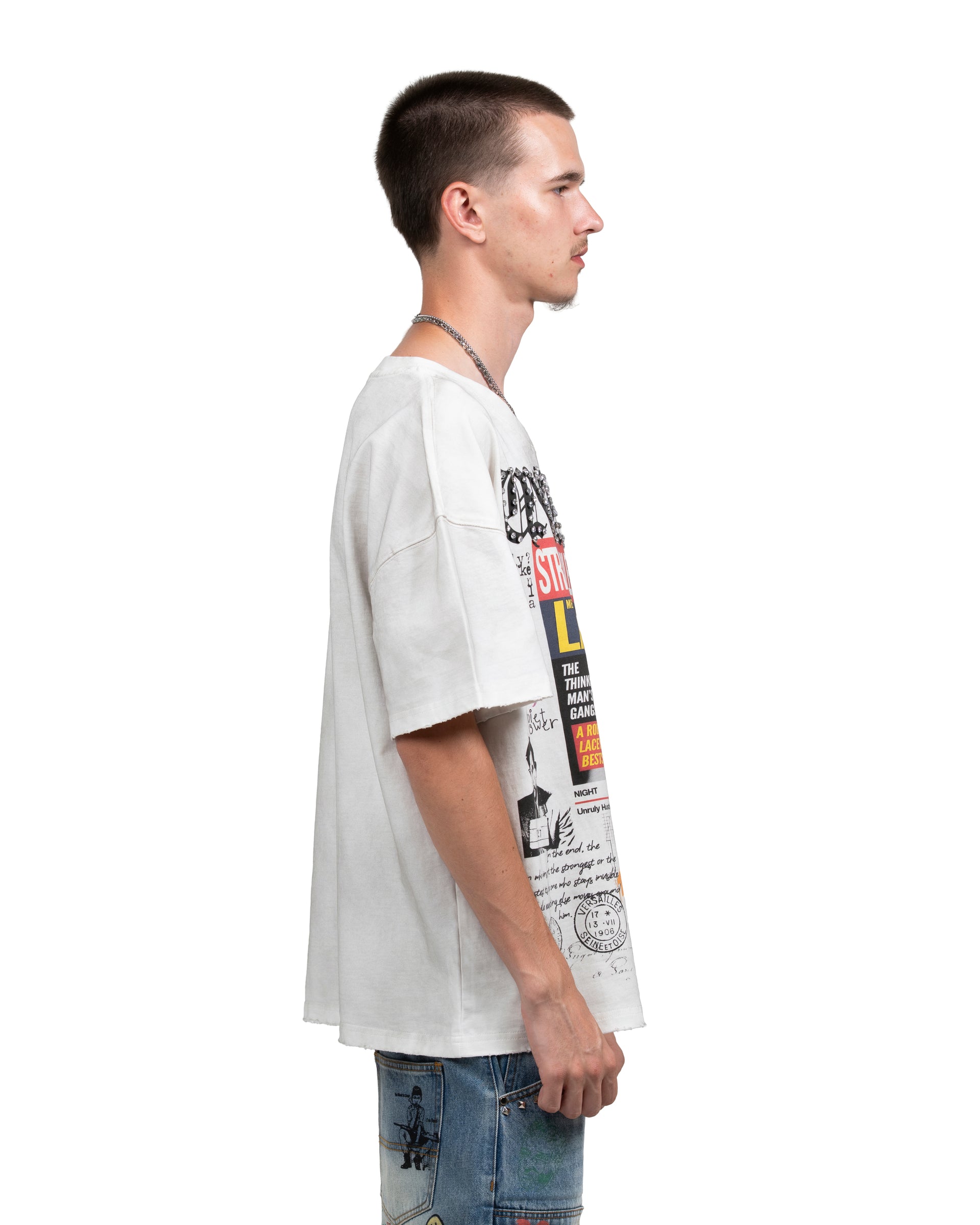 Meyer Lansky oversized graphic tee