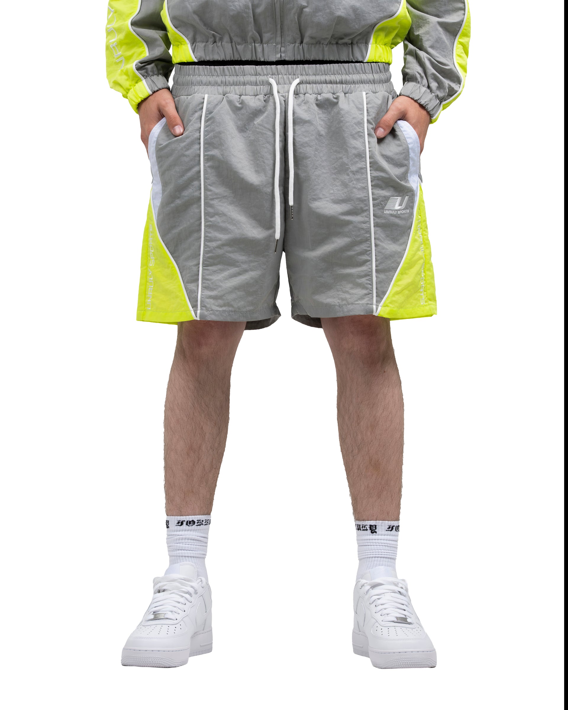 Nylon track bottoms