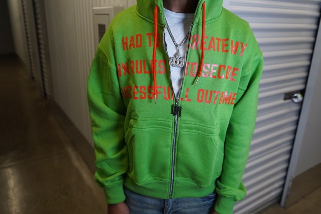 UH "Successful outcome " zip up hoodie